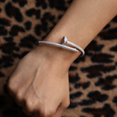 92.50 Silver Nail Bracelet